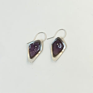 Enamel Flame Earrings by Chelsea Bird