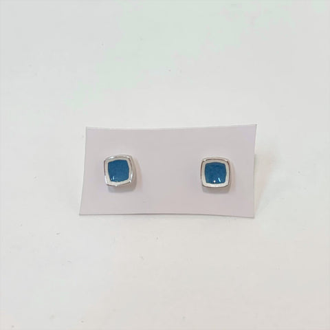 Chroma Small Enamel Stud Earrings by Chelsea Bird