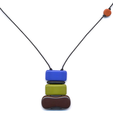 Colorblock Stack Necklace by I. Ronni Kappos