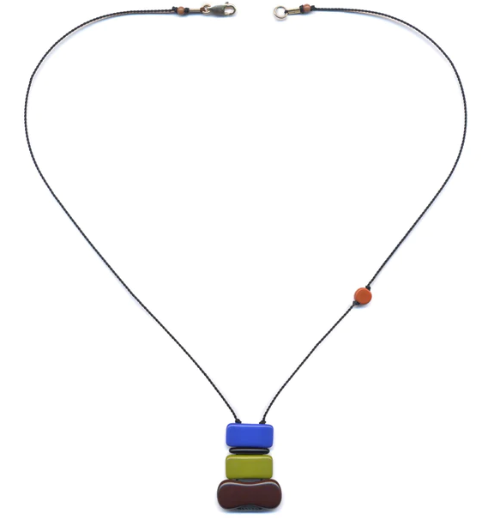 Colorblock Stack Necklace by I. Ronni Kappos