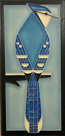 Ceramic Blue Jay Tile by Motawi Tileworks