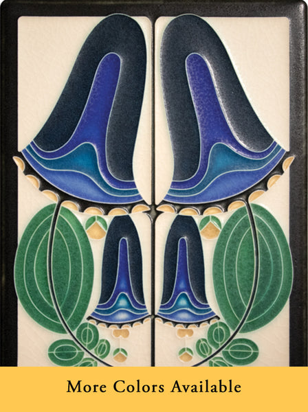 Ceramic "Blooming Bell" Tile by Motawi Tileworks