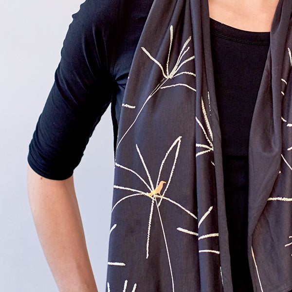 Grasses Scarf by Umsteigen