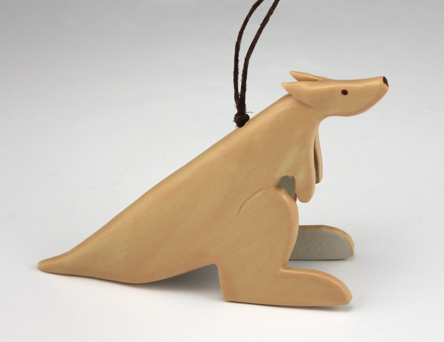 Porcelain Kangaroo Ornament by Beth DiCara