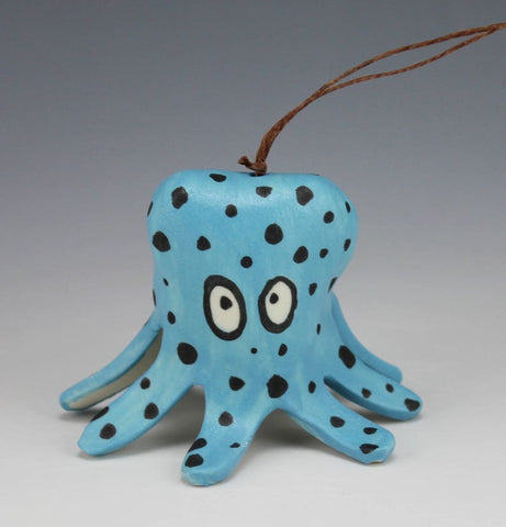 Porcelain Octopus Ornament by Beth DiCara
