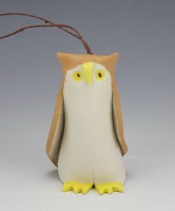 Porcelain Owl Ornament by Beth DiCara