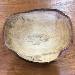 X-Large Spaulted Maple Wood Bowl by Spencer Peterman