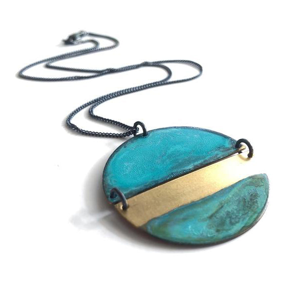 Sea and Sky Necklace by SSD Jewelry