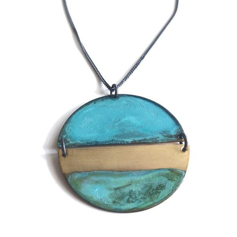 Sea and Sky Necklace by SSD Jewelry