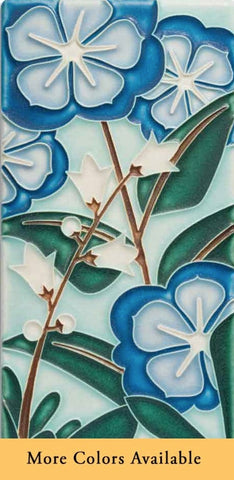 Starry Flowers Tile by Motawi Tileworks