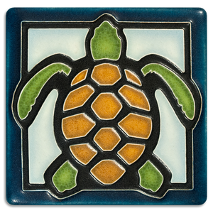 Ceramic Turtle Tile by Motawi Tileworks