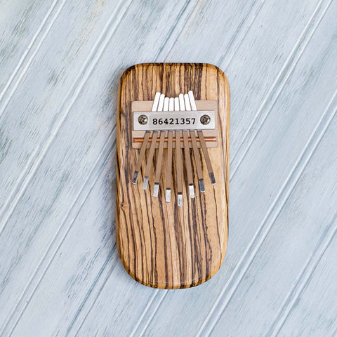 Zebrawood Thumb Piano by Mountain Melodies